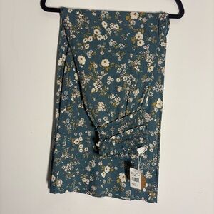 Floral Wide Leg Pants